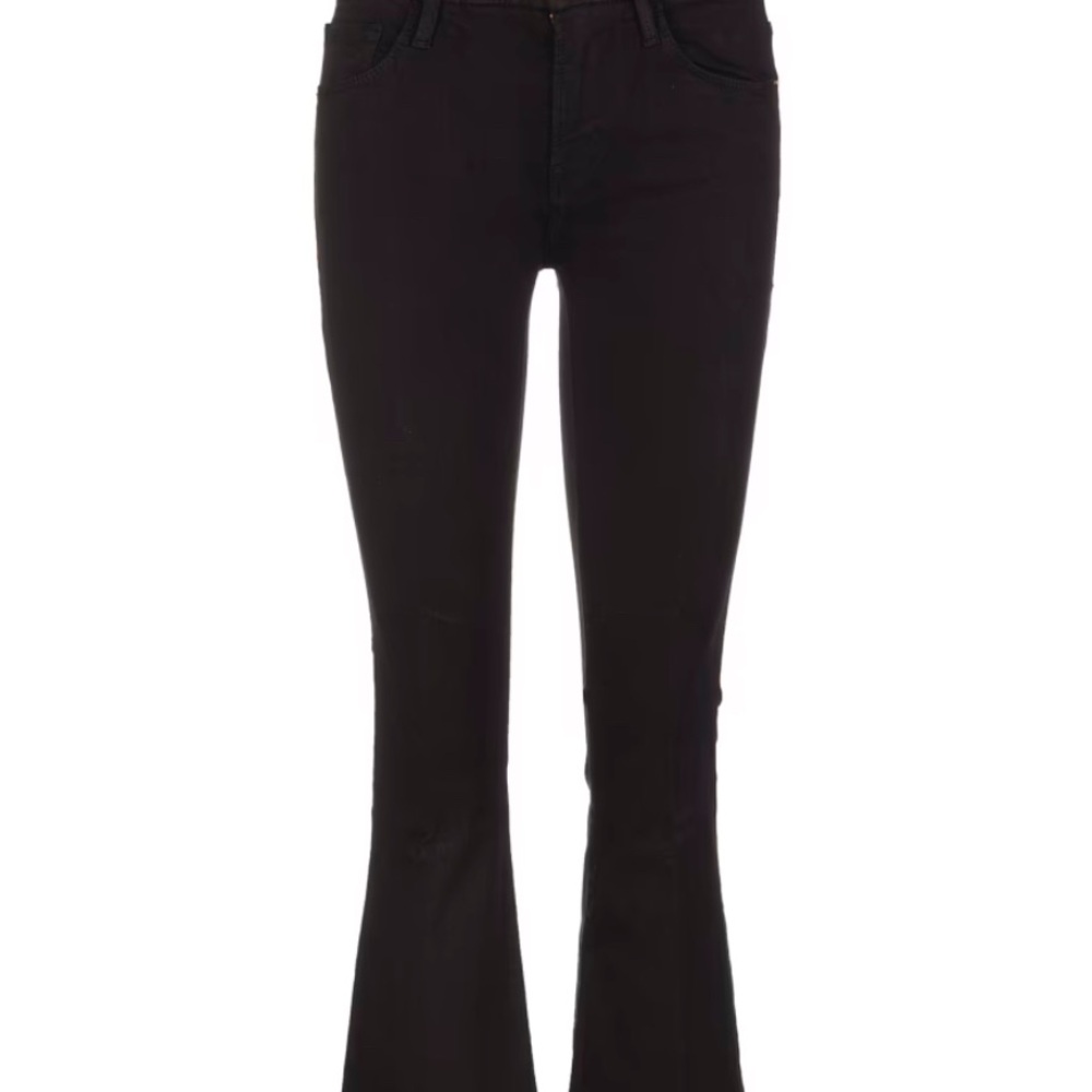 Frame Denim Le Crop Mini Boot Black Jeans